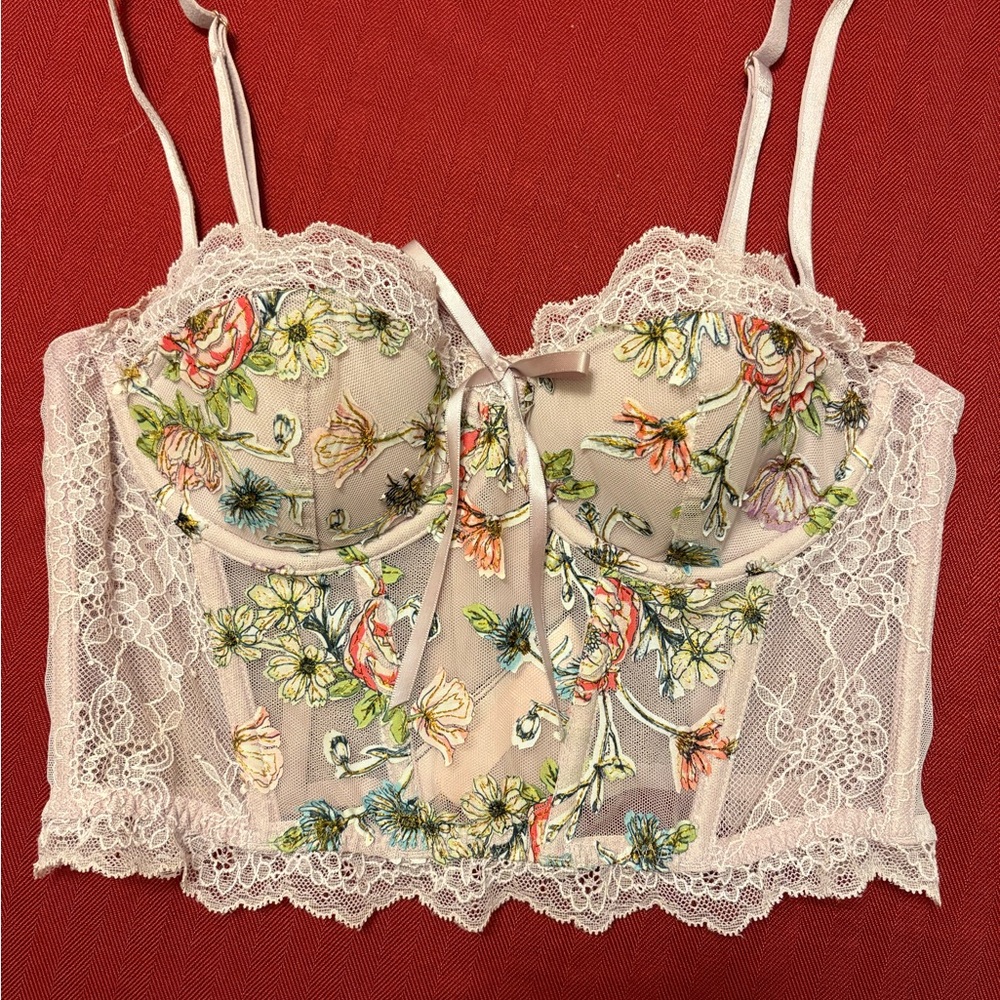 Victoria's Secret Multicolor Lace Bustier